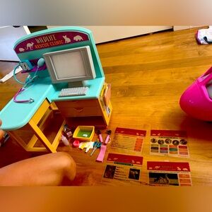 American girl doll veterinary set